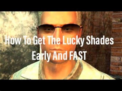 lucky sunglasses new vegas|Obtaining the Lucky Shades on a non.